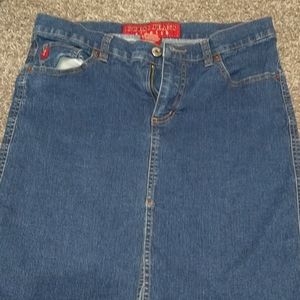 Guess jean skirt